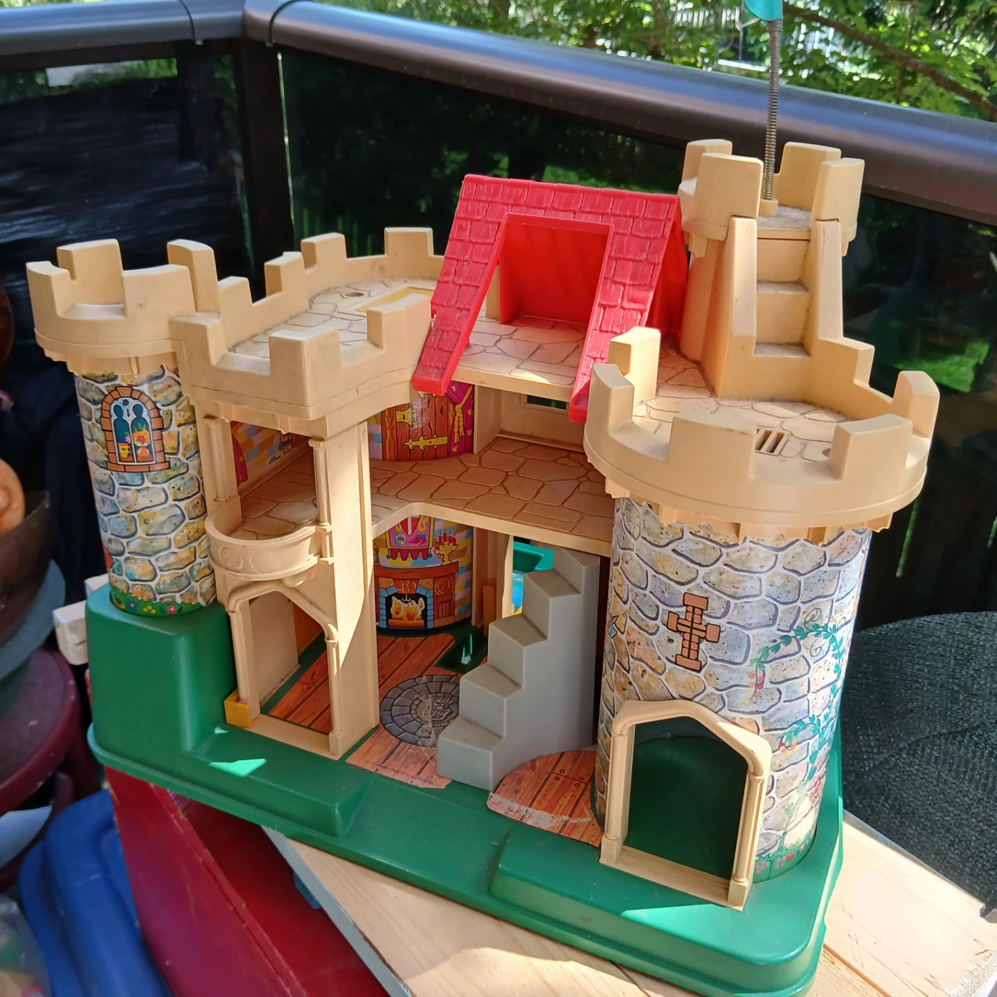 Vintage Fisher-Price Castle Playset