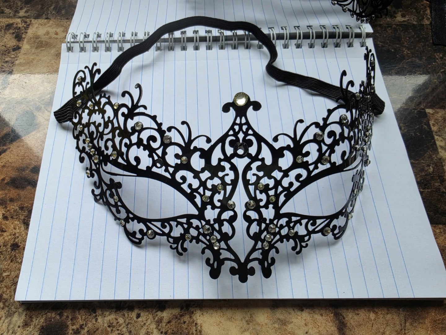New Masquerade Mask for Women, Men. Diamond Bow Tie - photo 5