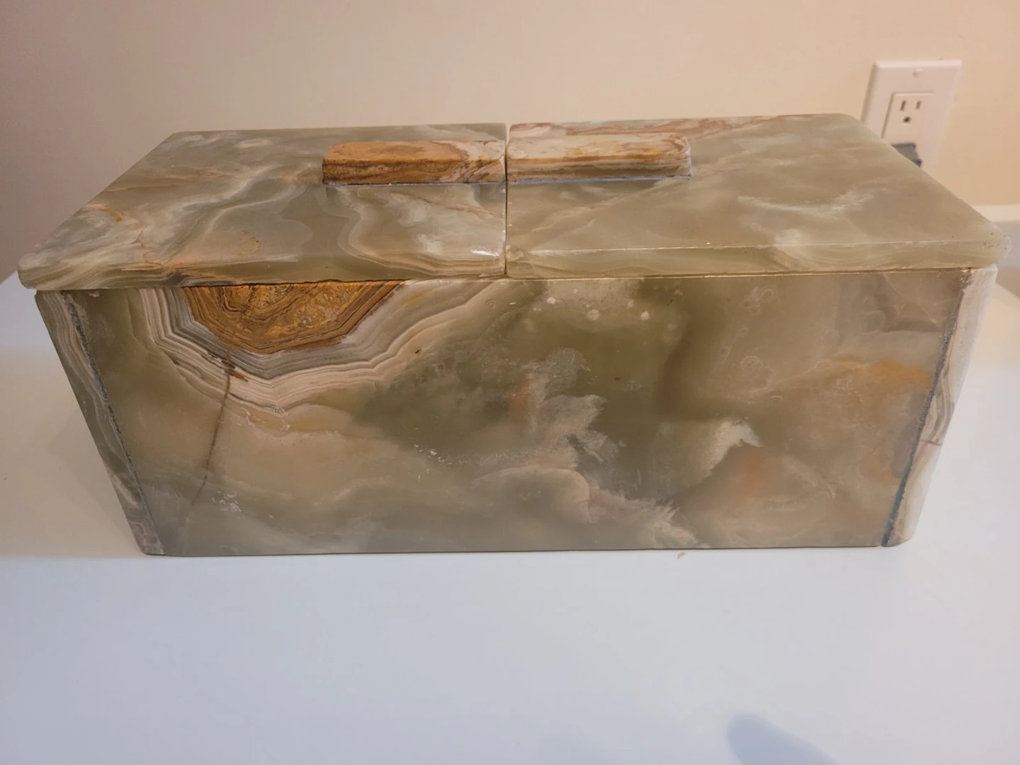 Natural Onyx Stone Decorative Box - photo 3