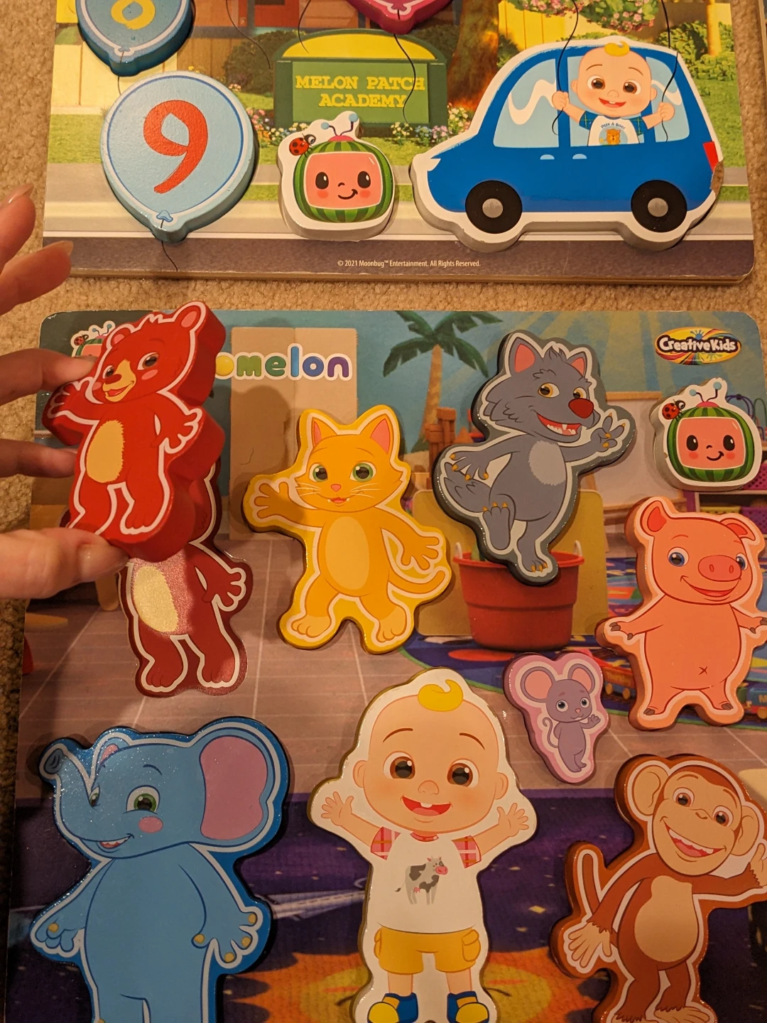 ⚽ CoComelon Wooden Puzzles and Toy - photo 5