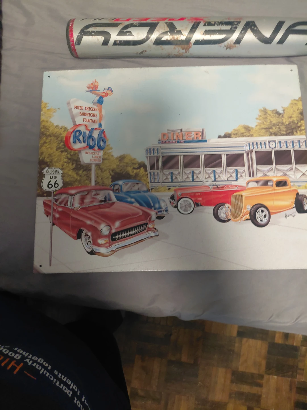 Vintage Car & Diner Metal Sign Lot 10$ each or 30$ for all - photo 2