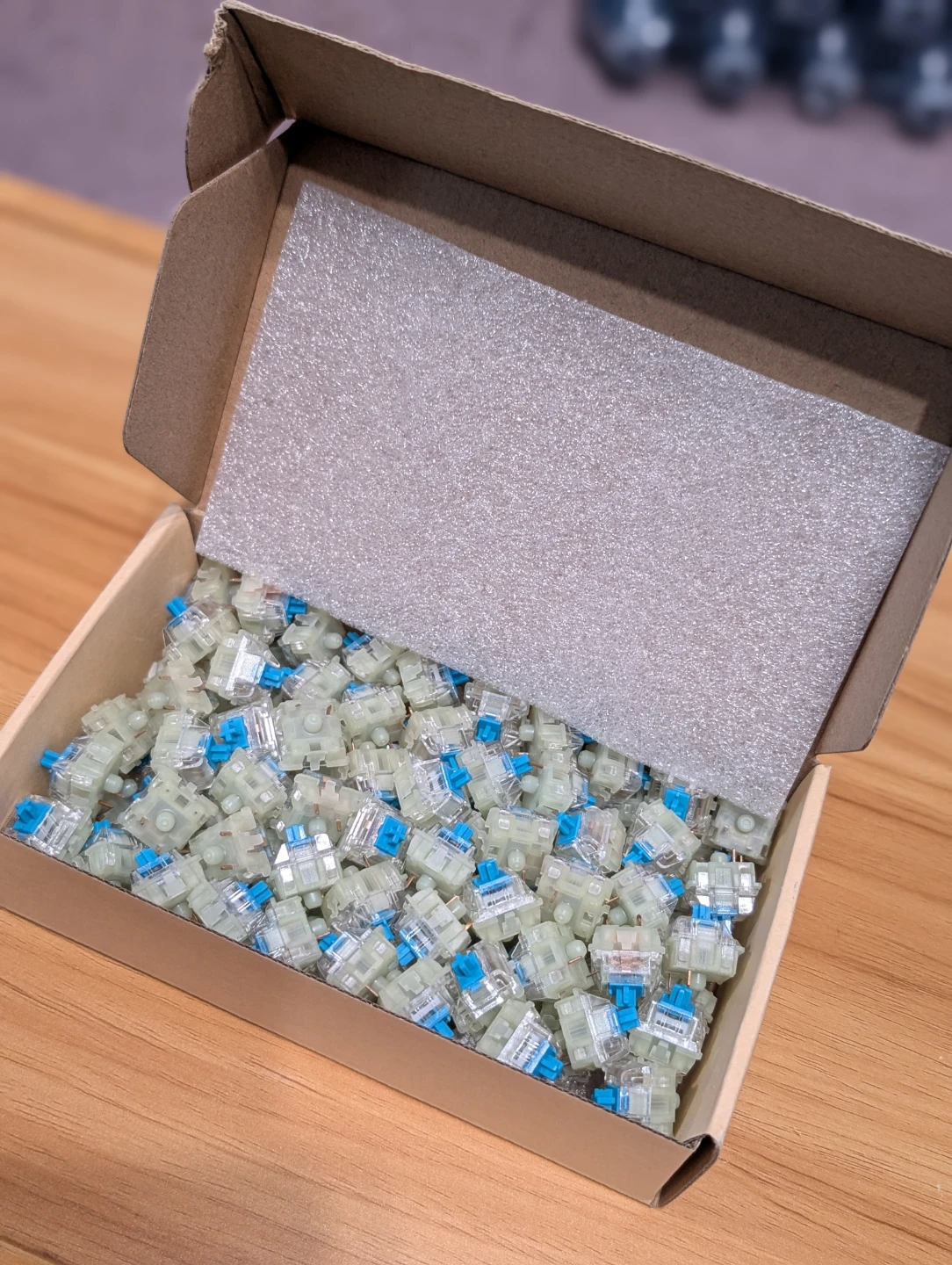 Cherry MX Blue RGB Mechanical Keyboard Switches - 110 Count