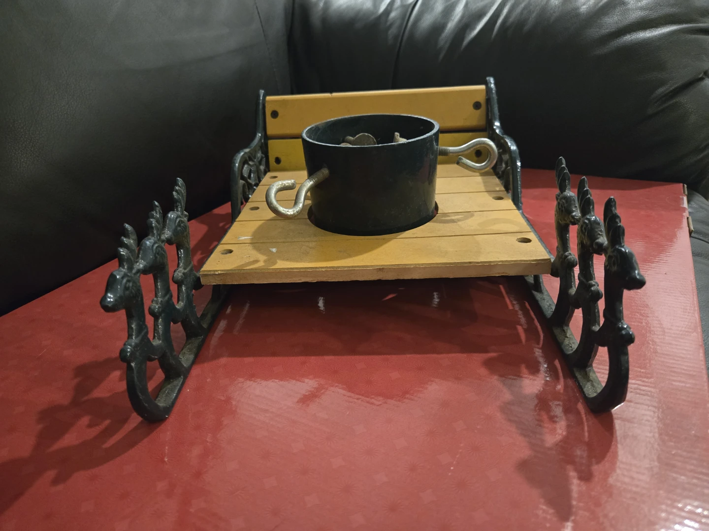Vintage Sleigh Christmas Tree Stand - photo 5