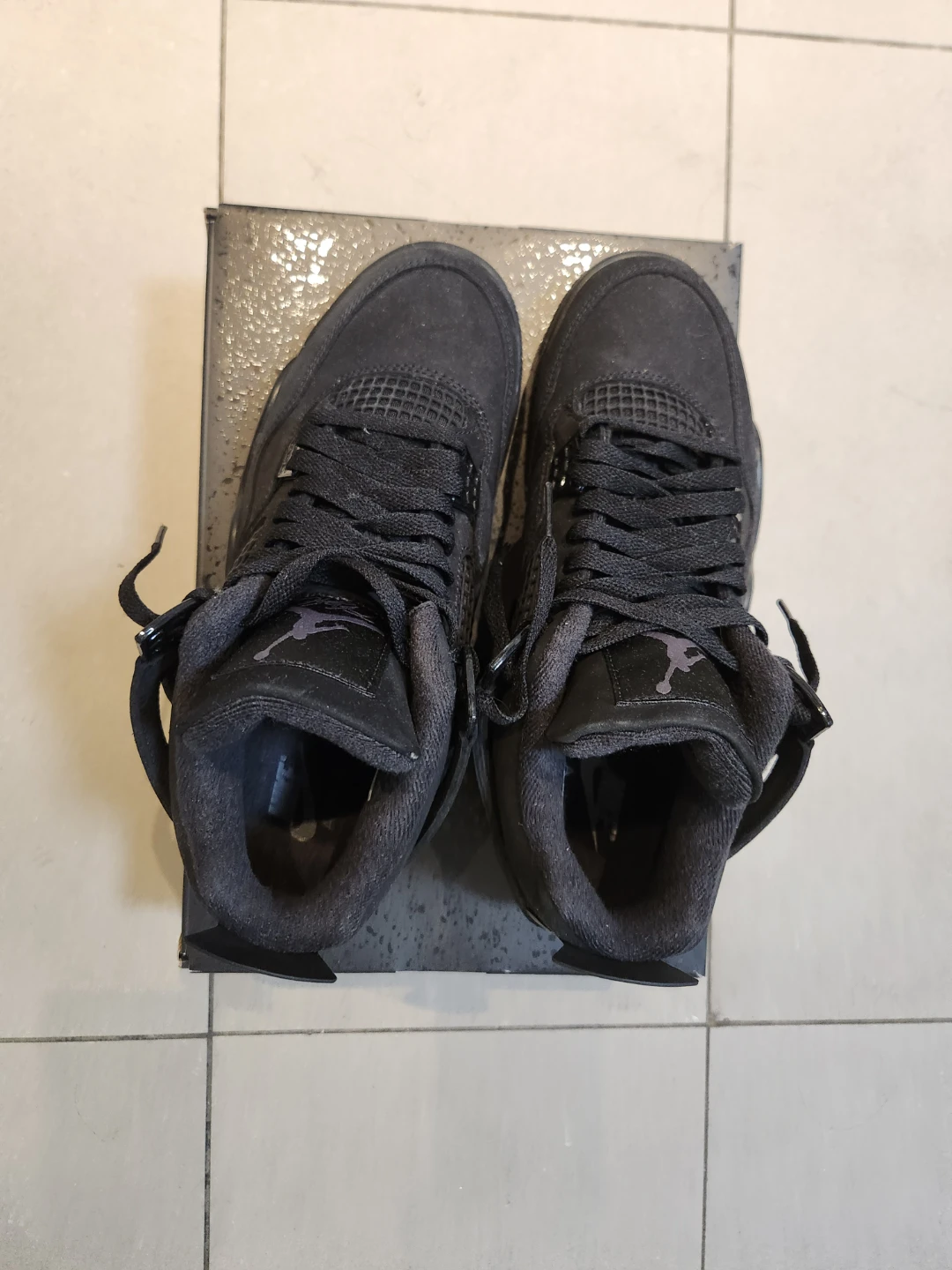 Air Jordan 4 Black Cat Sneakers - photo 2