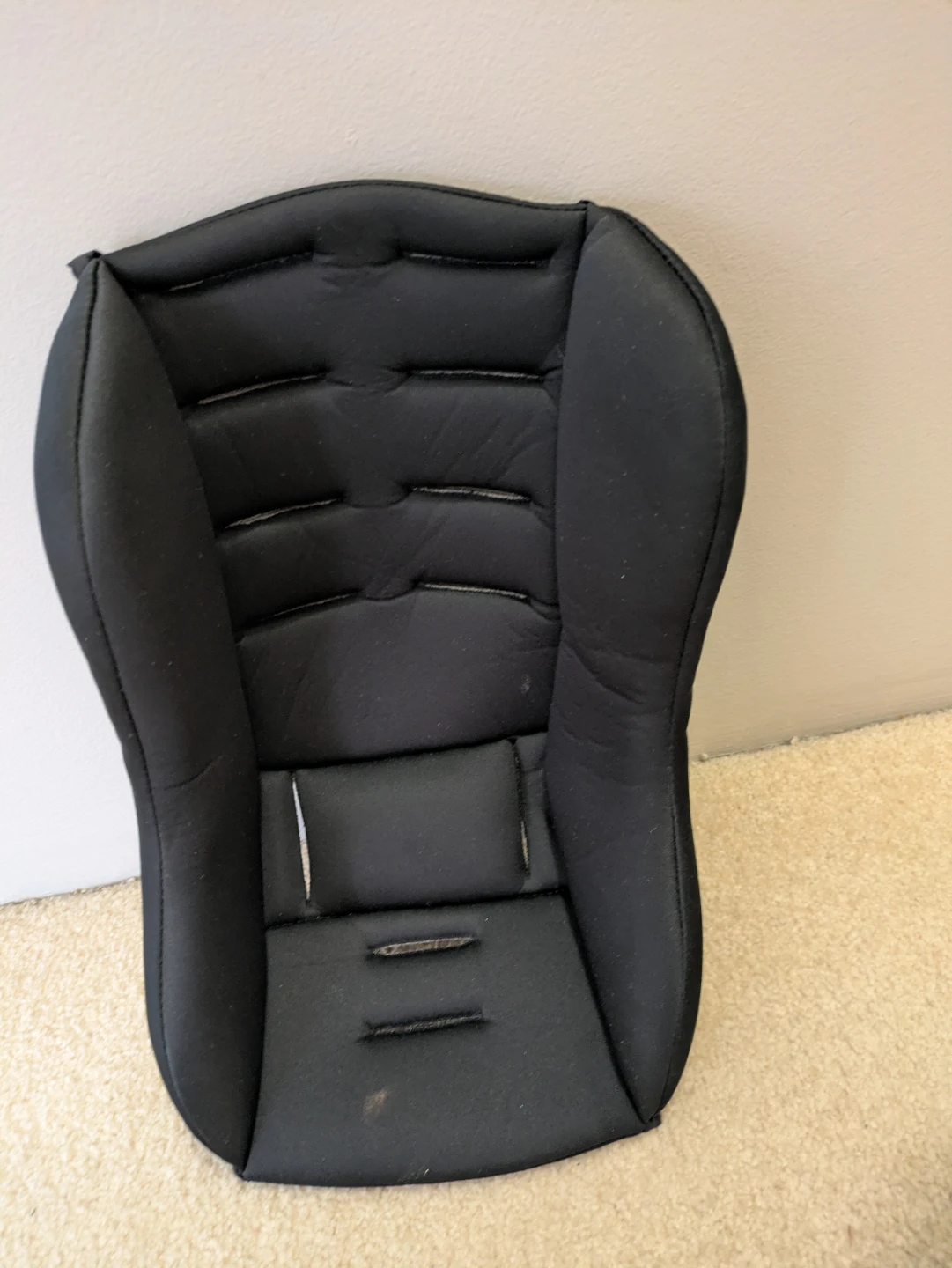 Black Padded infant seat Insert