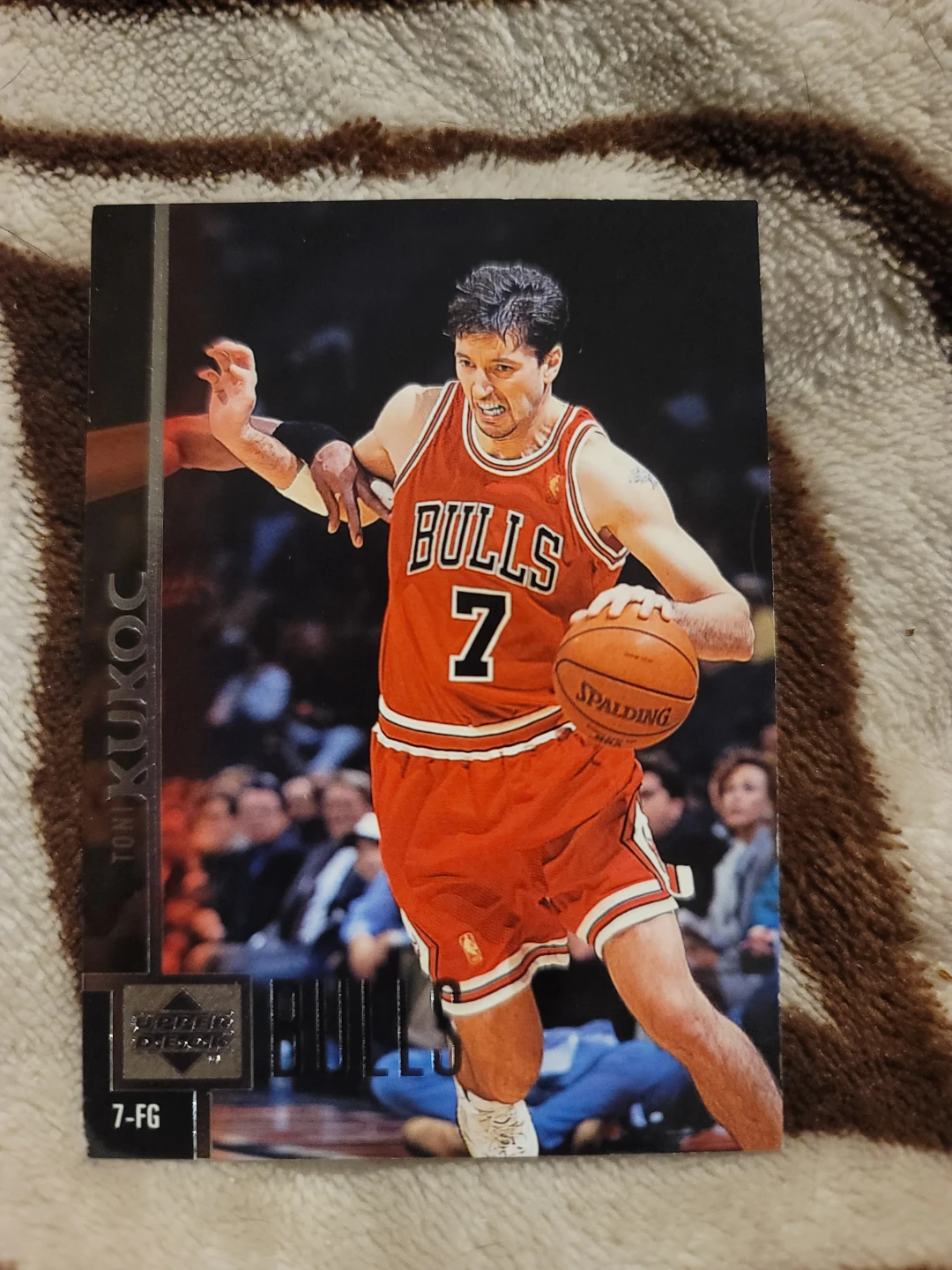 1997 Upper Deck Toni Kukoc Chicago Bulls Basketball Card 7-FG