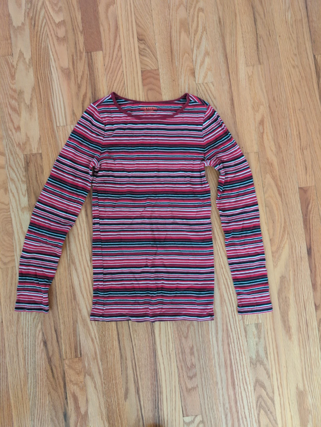 Joe Fresh Striped Long Sleeve Shirt ⚽