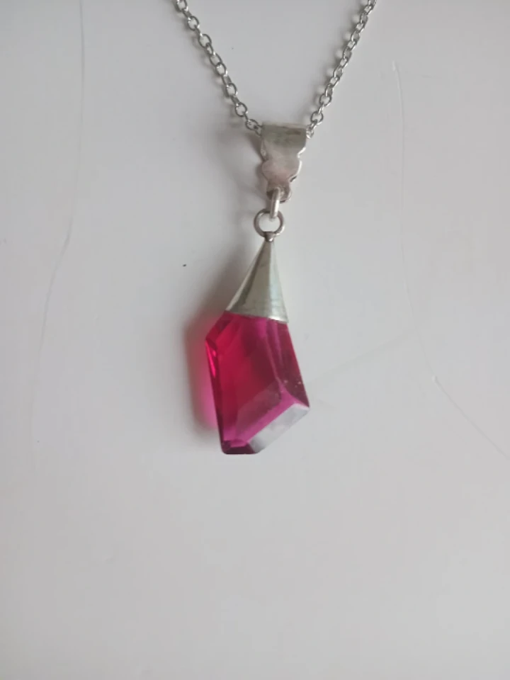 925 Sterling Silver Gemstone Pendant Necklace