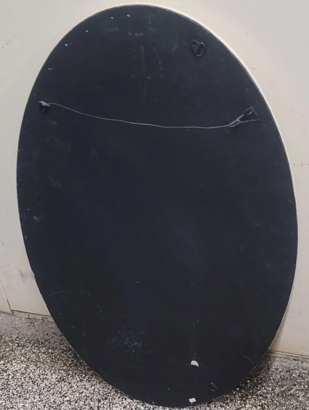 White Oval Mirror - photo 2