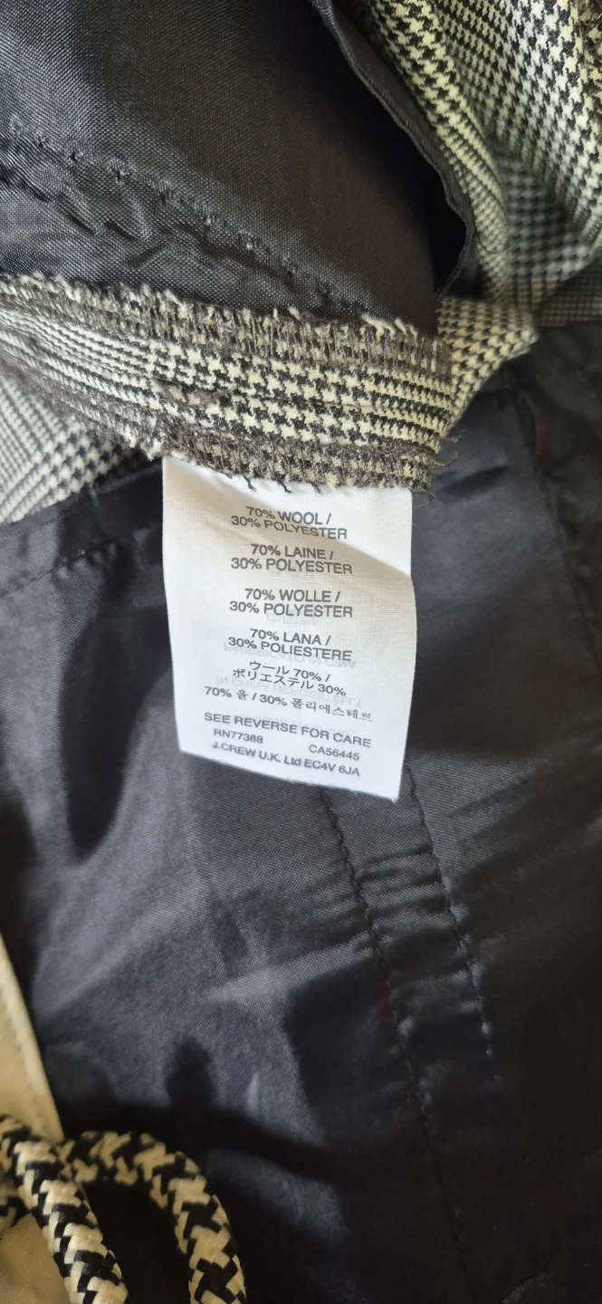 J.Crew Glen Plaid Wool Blend Pants - photo 4