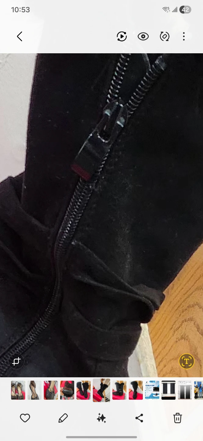Black Furry Boots - photo 5