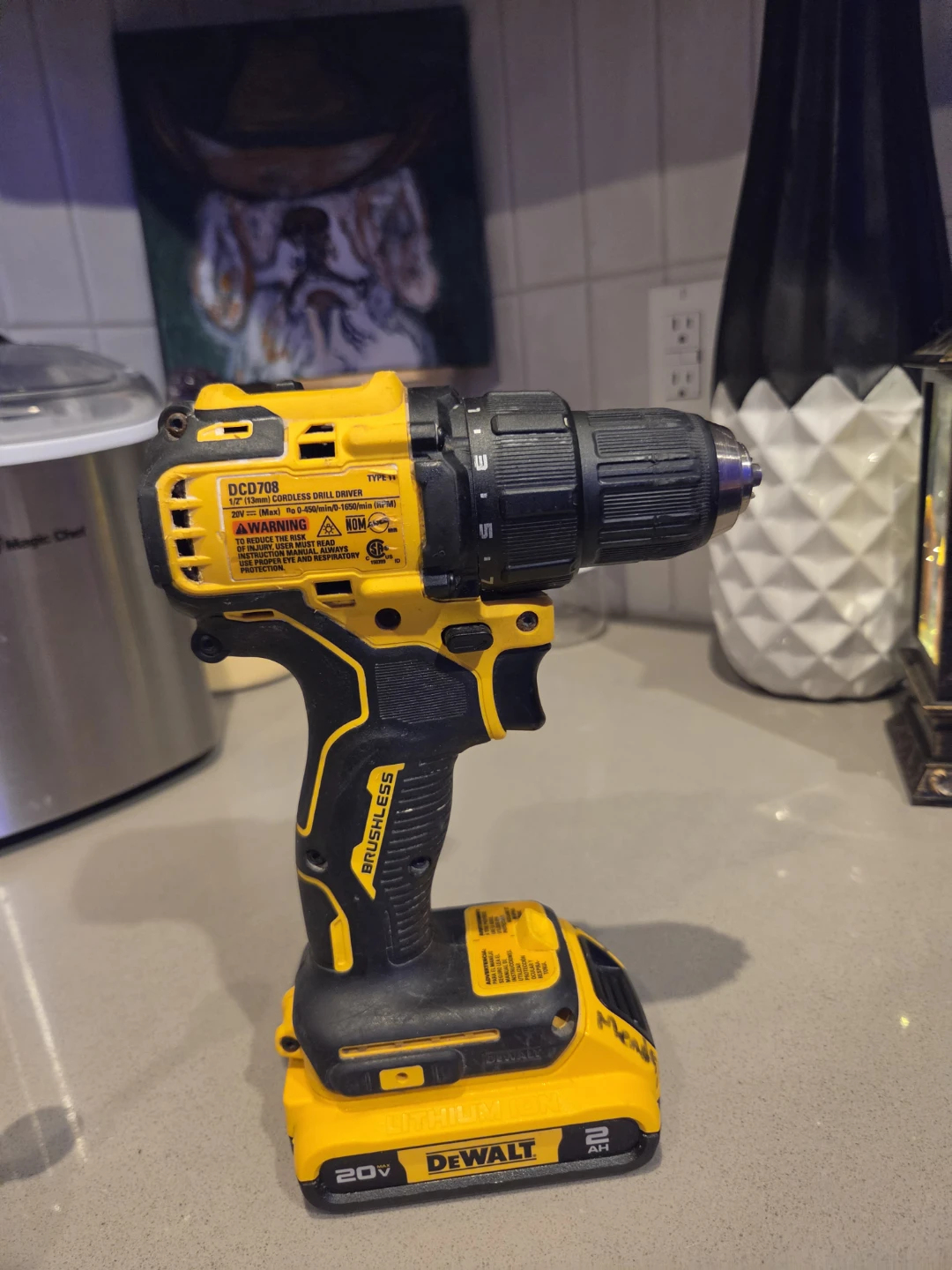 DEWALT DCD708 1/2" Cordless Drill Driver 20V
