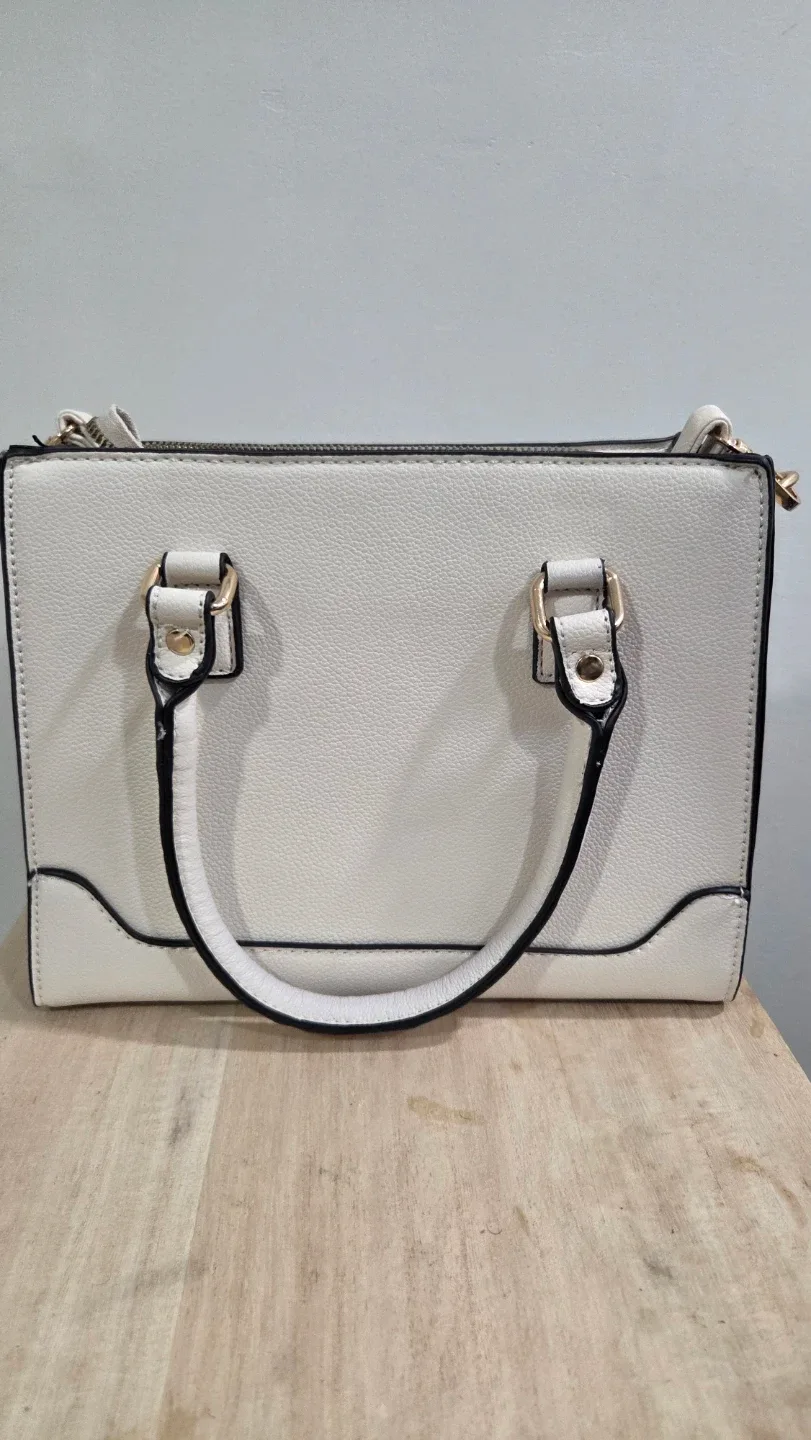 White Faux Leather Handbag - photo 2