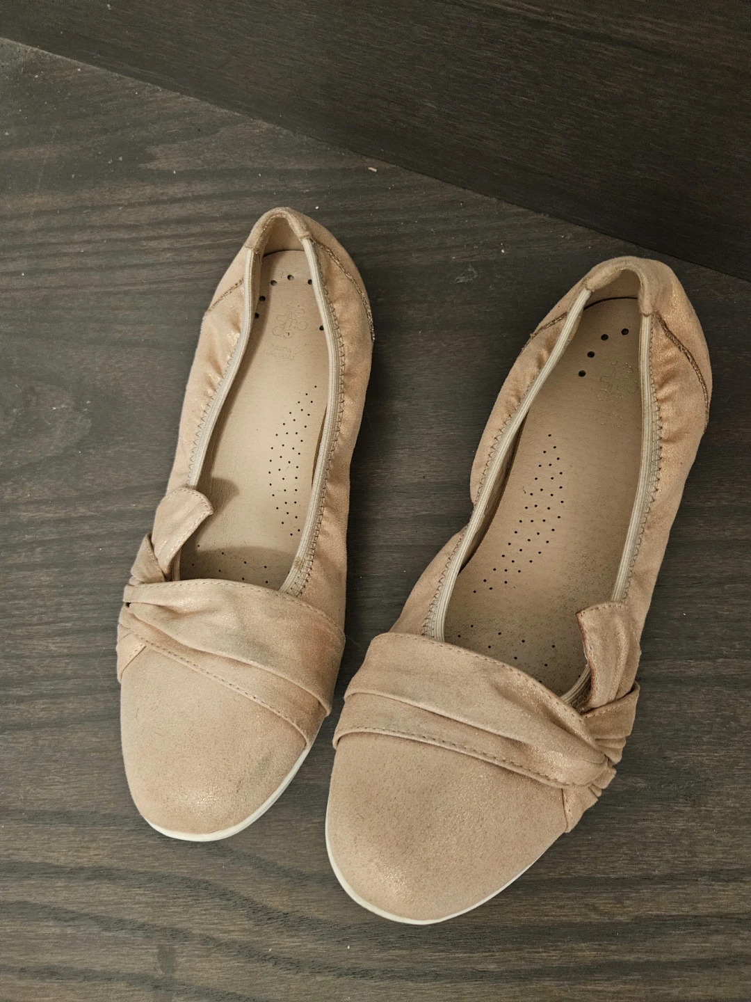 Women's Ballet Flats - Baby Pink with Light Shimmer - photo 2