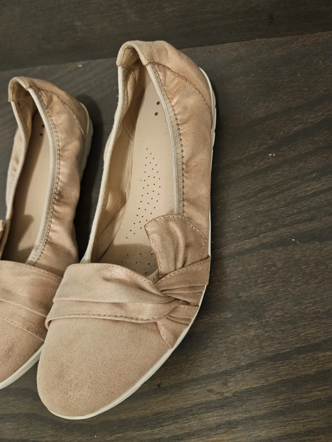 Women's Ballet Flats - Baby Pink with Light Shimmer - photo 3