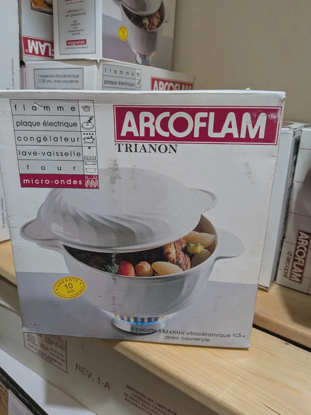 ARCOFLAM TRIANON Vitroceramic Cocotte - 1.5L - photo 2