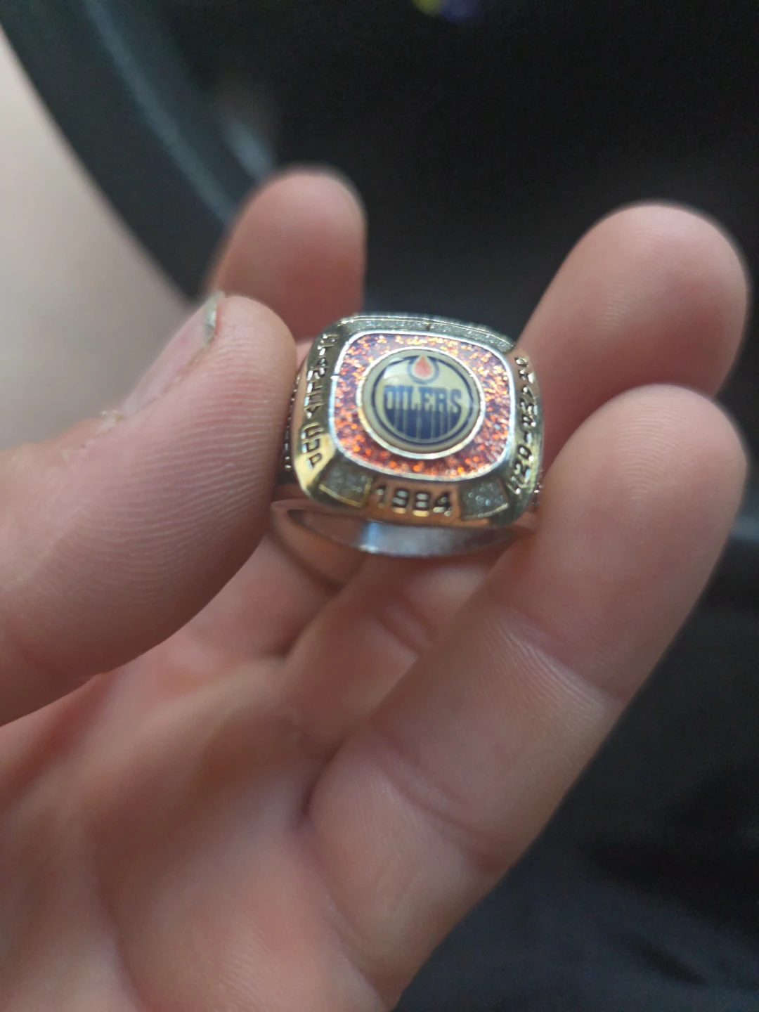 Edmonton Oilers 1984 Championship Ring Replica⚽