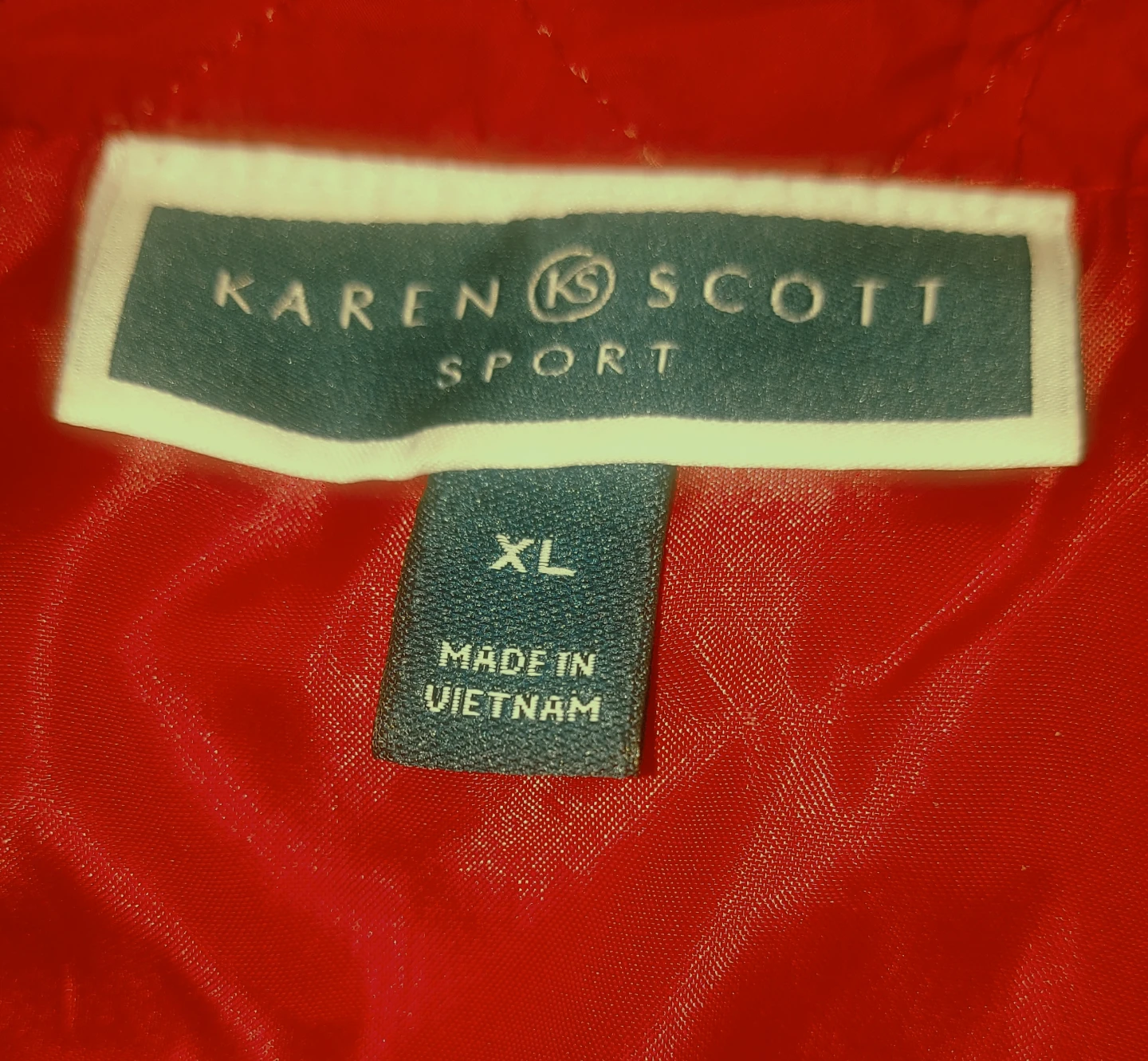Karen Scott Sport Red Quilted Vest XL - photo 2