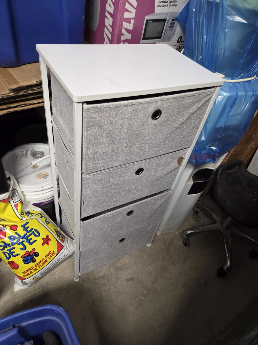 3-Drawer Fabric Storage Unit - photo 3