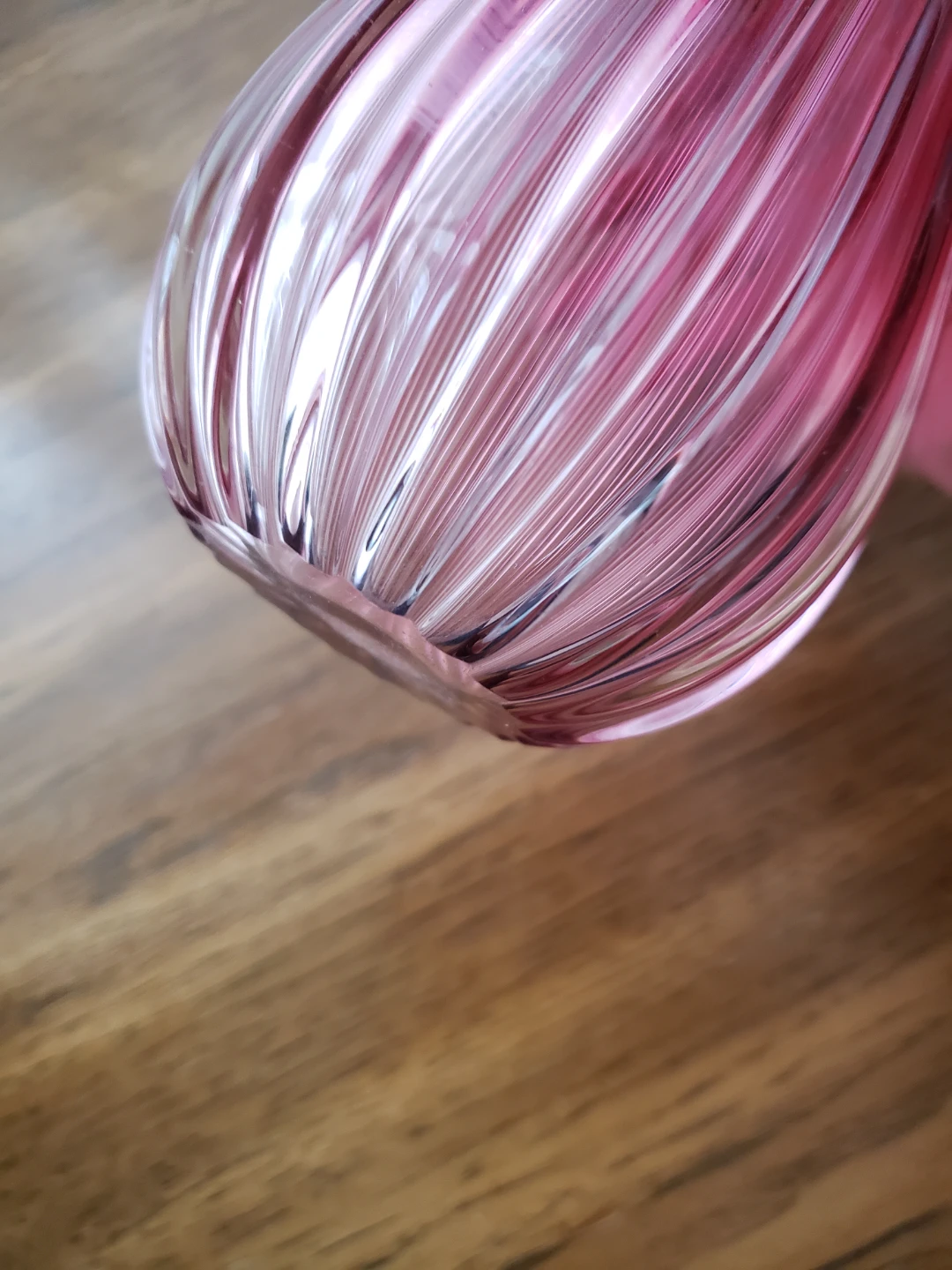Pink Swirl Glass Vase - photo 5
