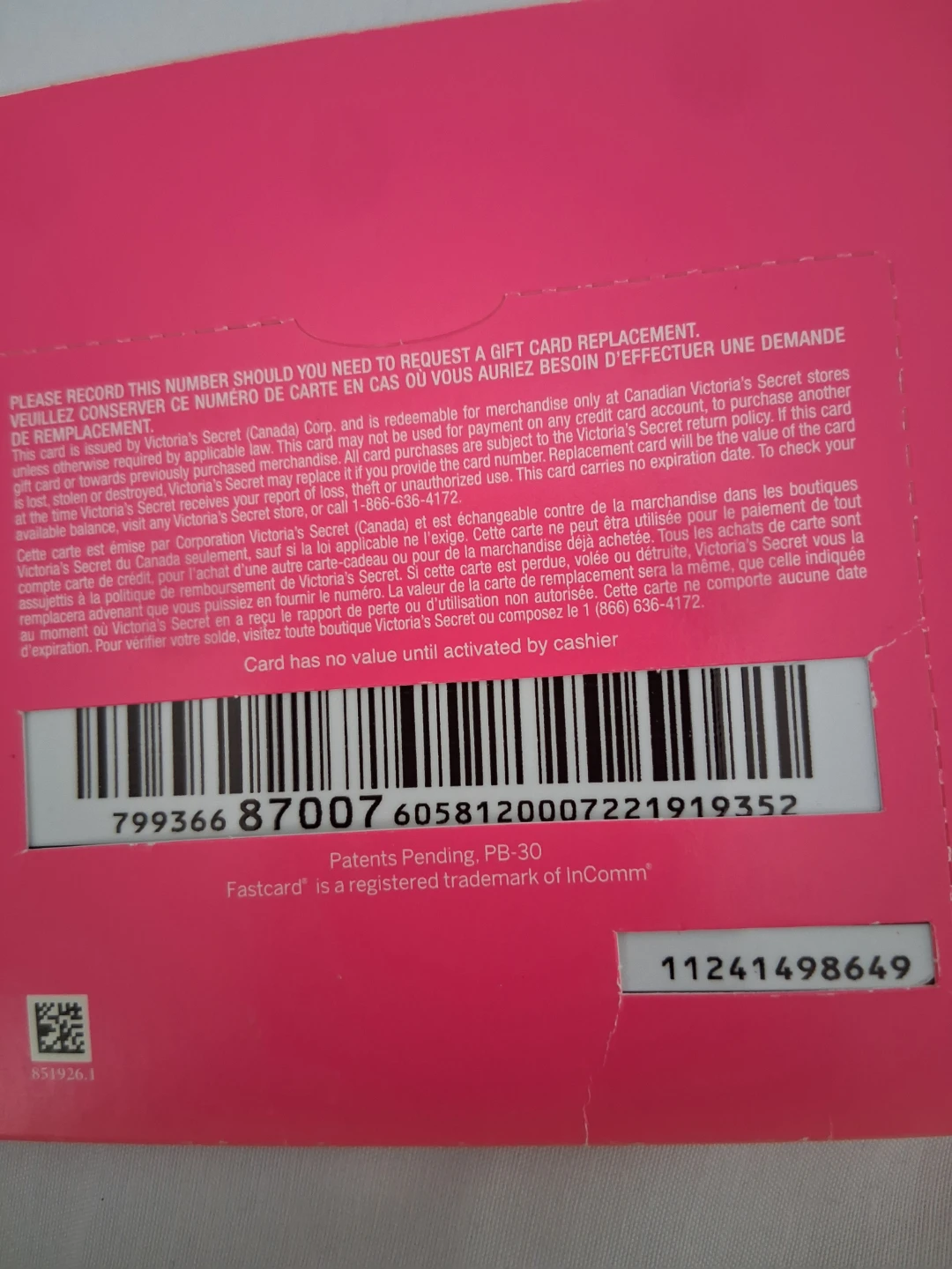 $25 Pink Victoria's Secret Gift Card - photo 5