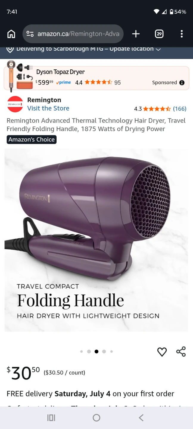 Remington Advanced Thermal Technology Hair Dryer - photo 2
