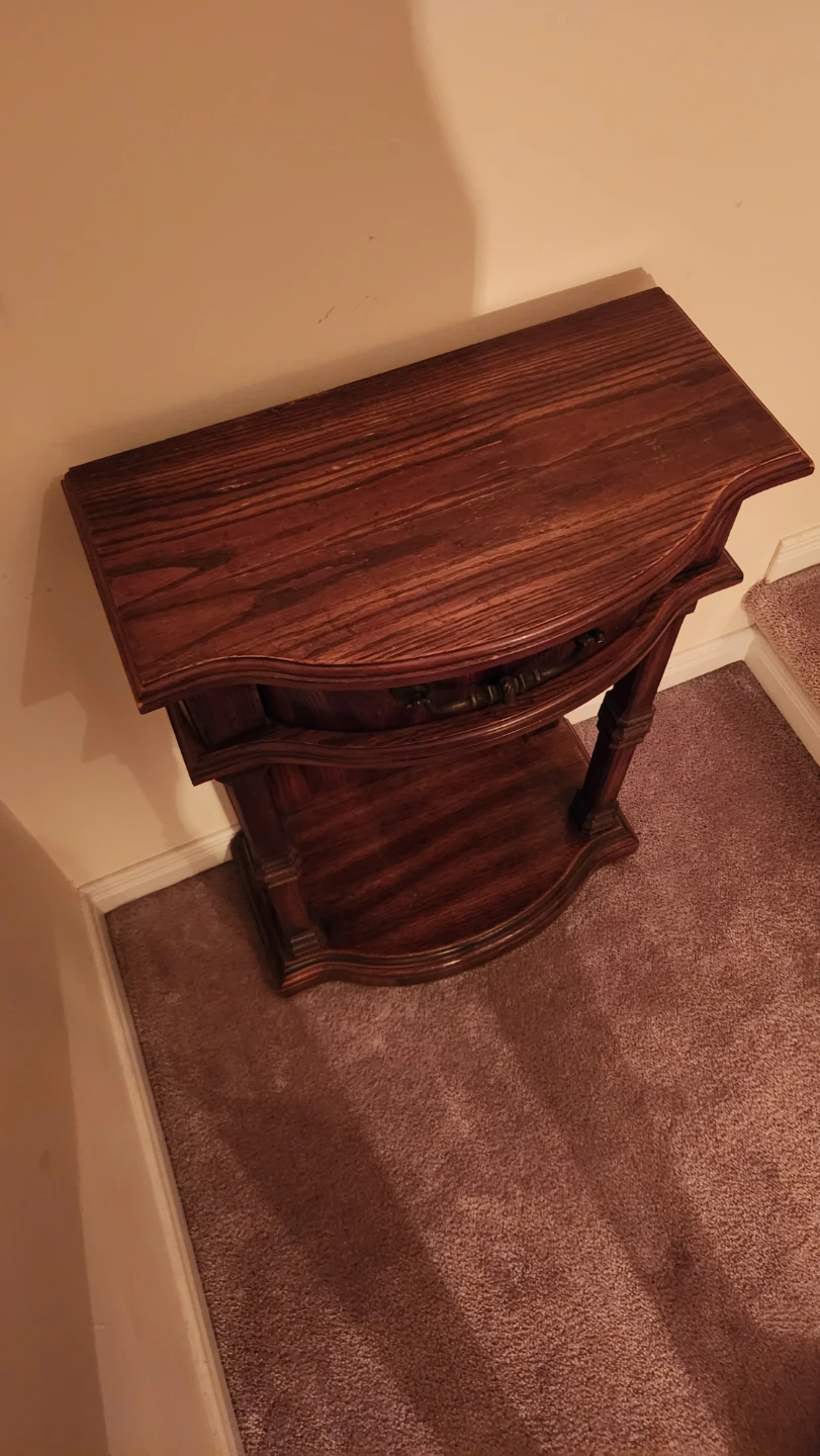 Wooden Console Table with Drawer - photo 5