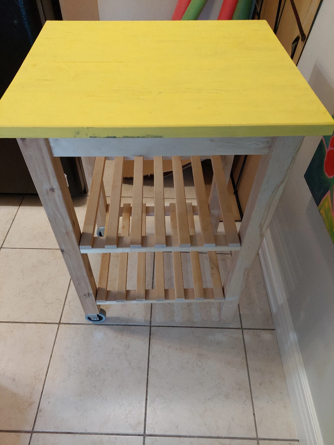 Beech kitchen cart - photo 2