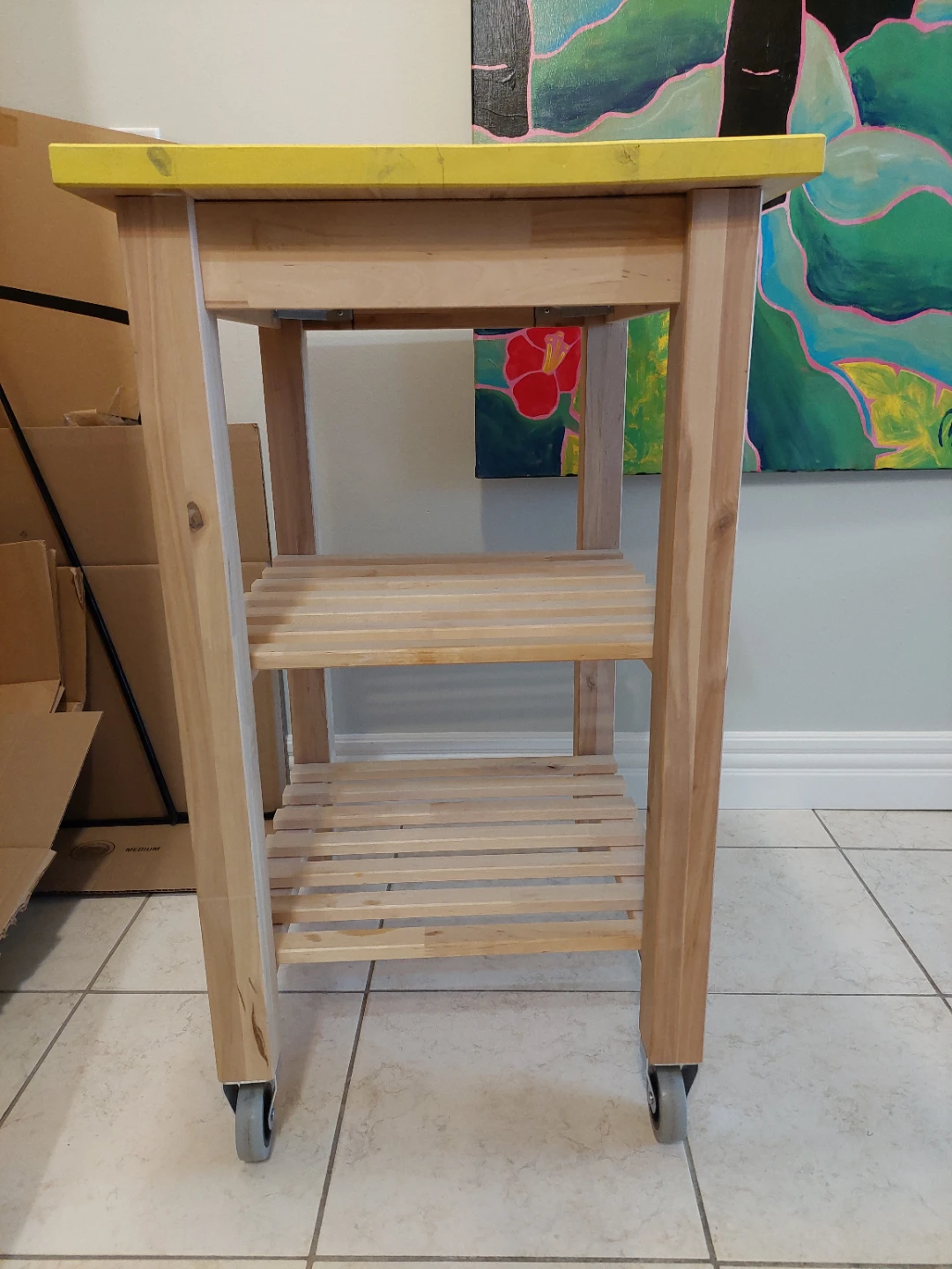 Beech kitchen cart - photo 3