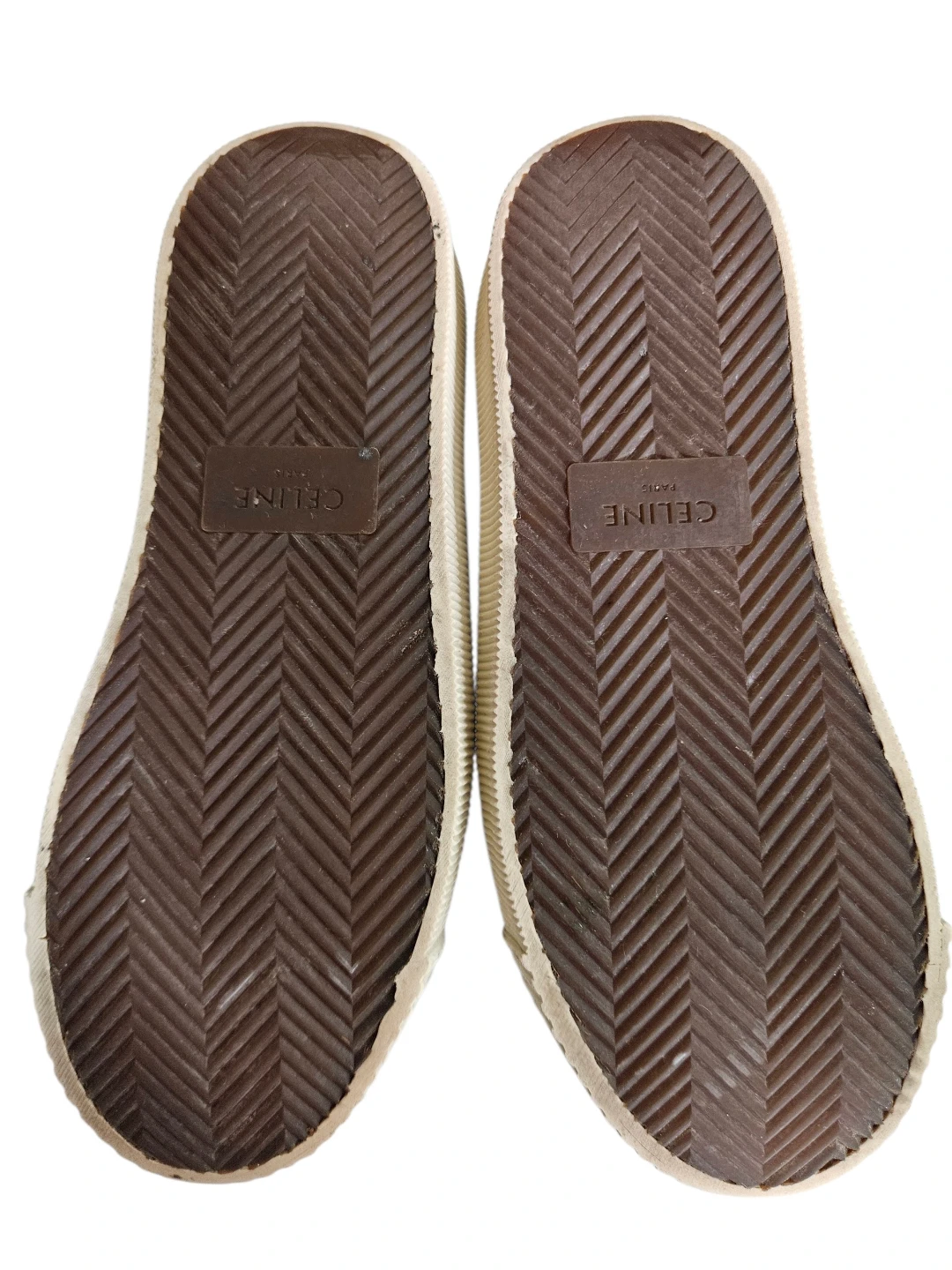 Celine White Canvas Sneakers - photo 4