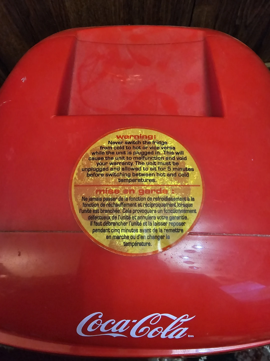 Coca-Cola Mini Fridge - photo 4