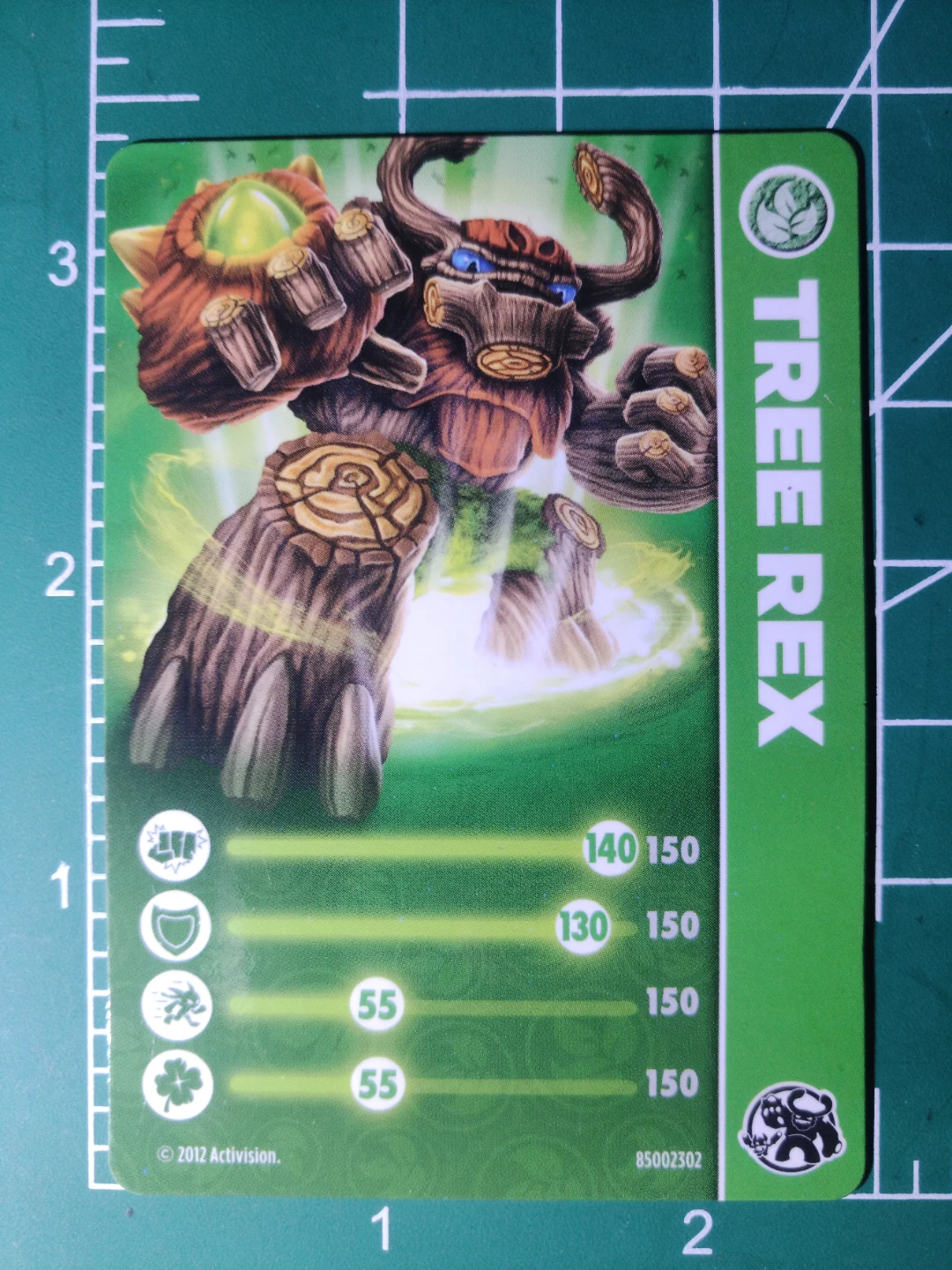 Skylanders Giants Tree Rex Trading Card