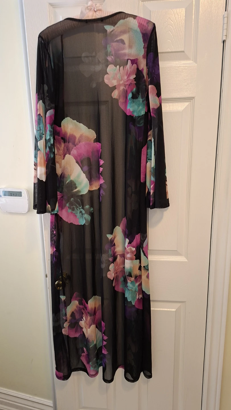 Sheer Floral Kimono Cardigan - photo 3