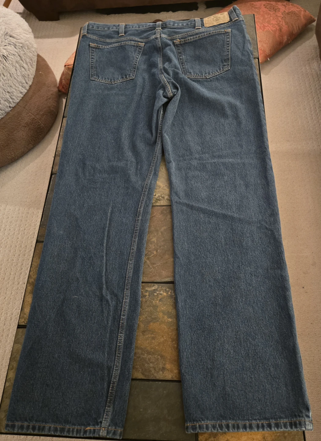 Men's Eddie Bauer Loose Fit Jeans. 42x36. - photo 3