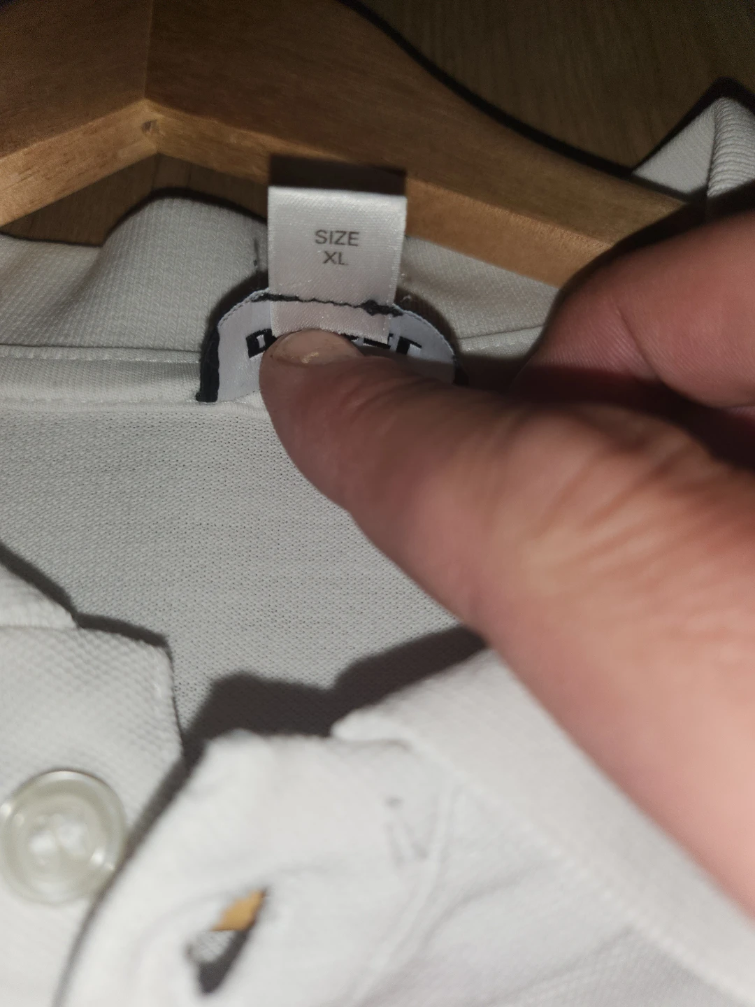 Diesel Men's White Polo Shirt - Size XL - photo 3
