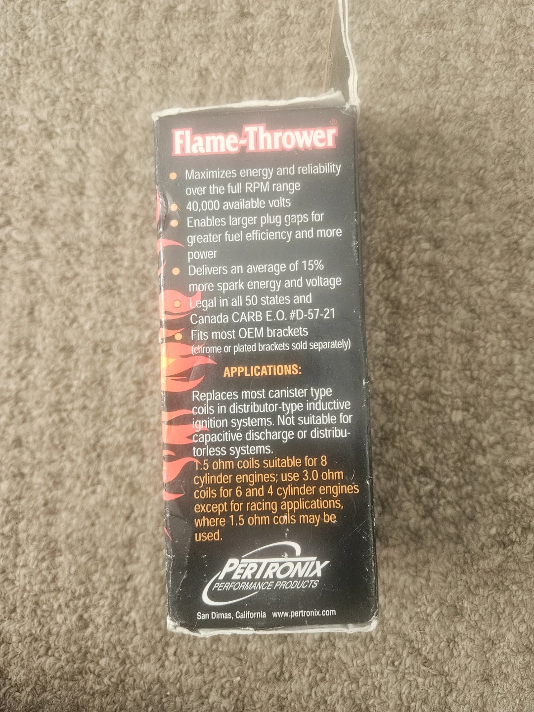 PerTronix Flame-Thrower Ignition Coil - photo 2