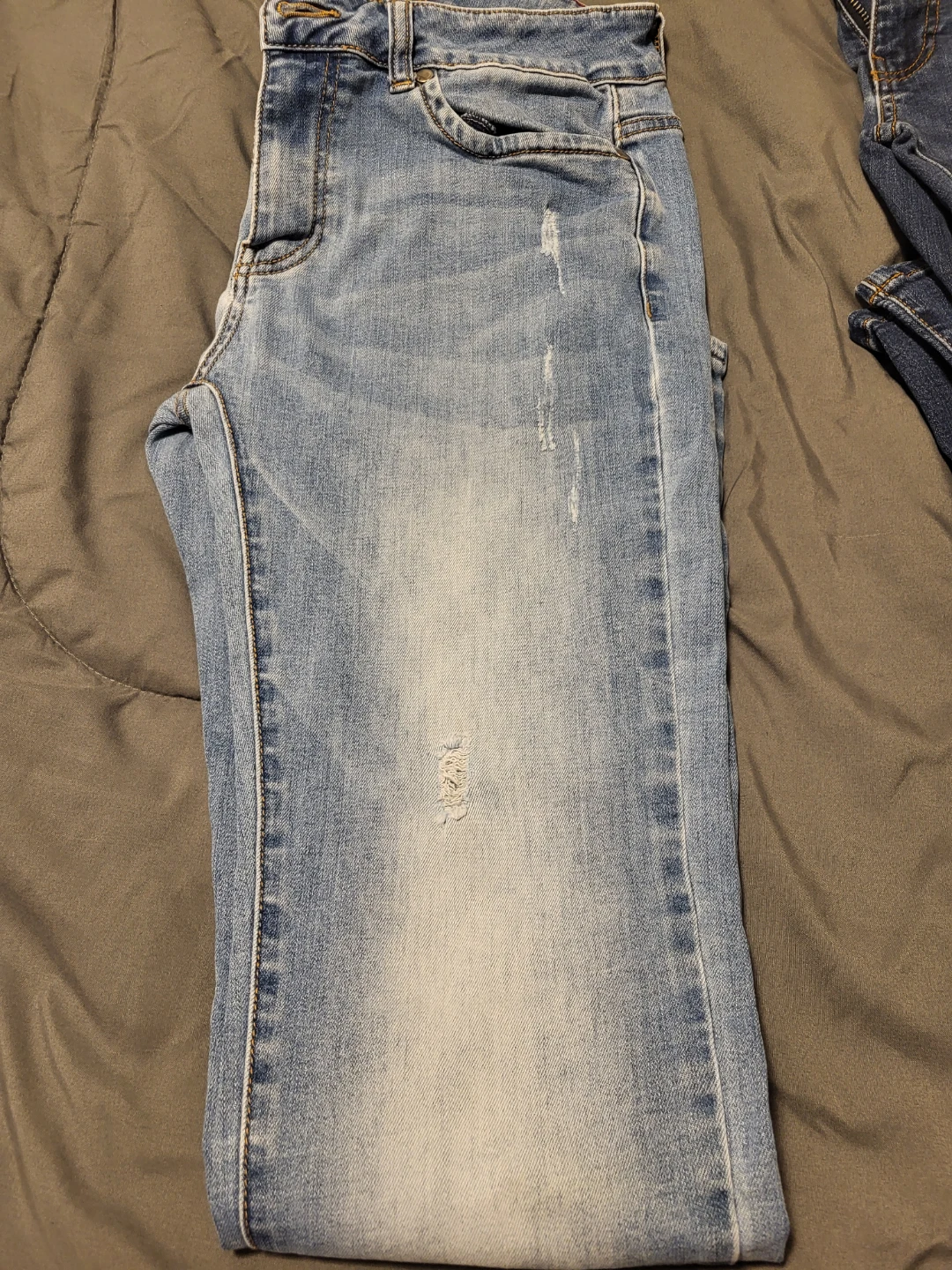 Tainted Bean Slim Jeans Size 28