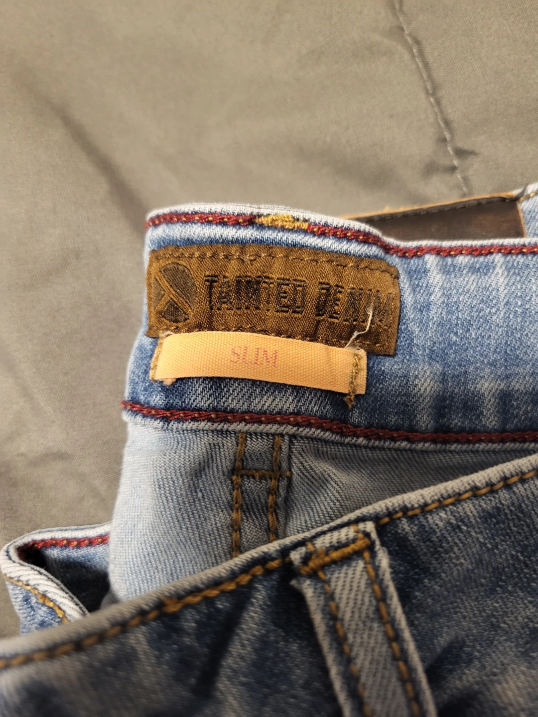 Tainted Bean Slim Jeans Size 28 - photo 3