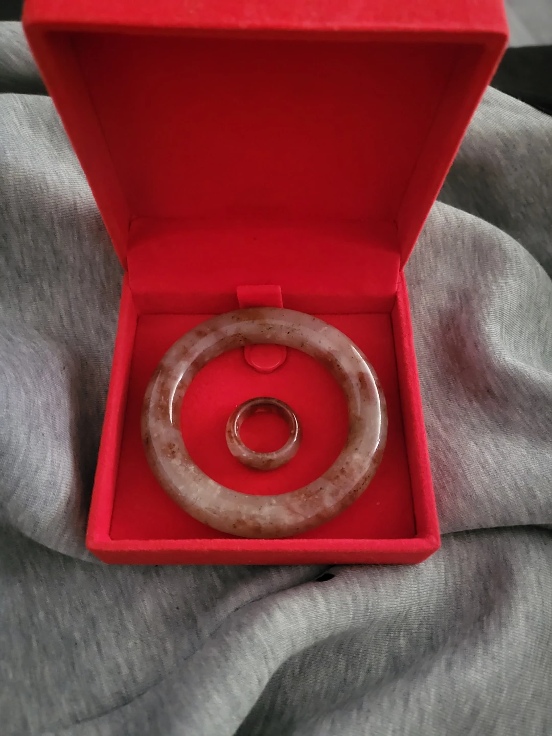 Jade Bangle and Ring Set - photo 2