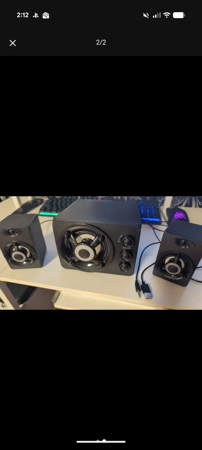2.1 Computer Speakers with LED Lights - photo 2