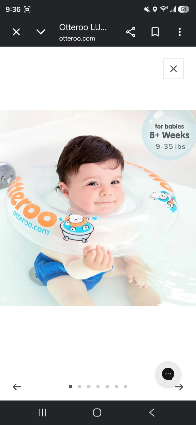 Otteroo Lumi Baby Swim Float