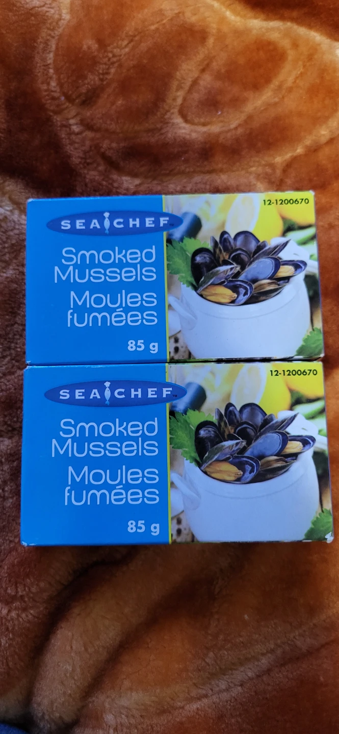 Sea Chef Smoked Mussels (2x 85g)⚽