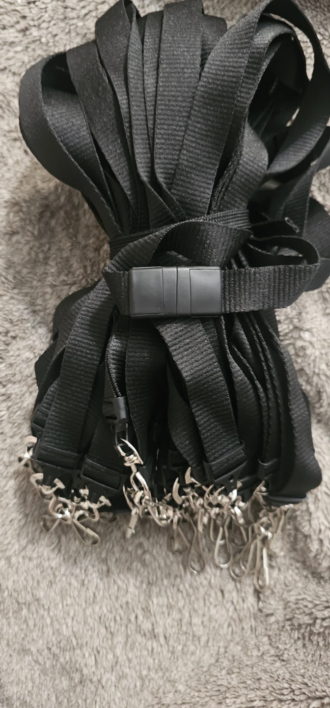 Black Lanyard Bulk Pack