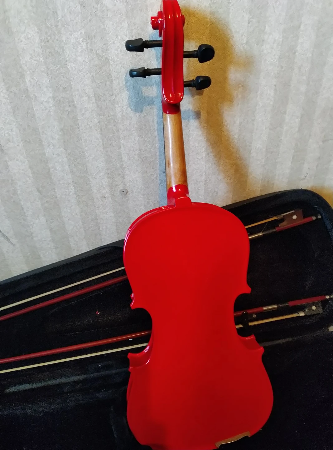 Oxford Red Violin with Case and Bows - photo 5