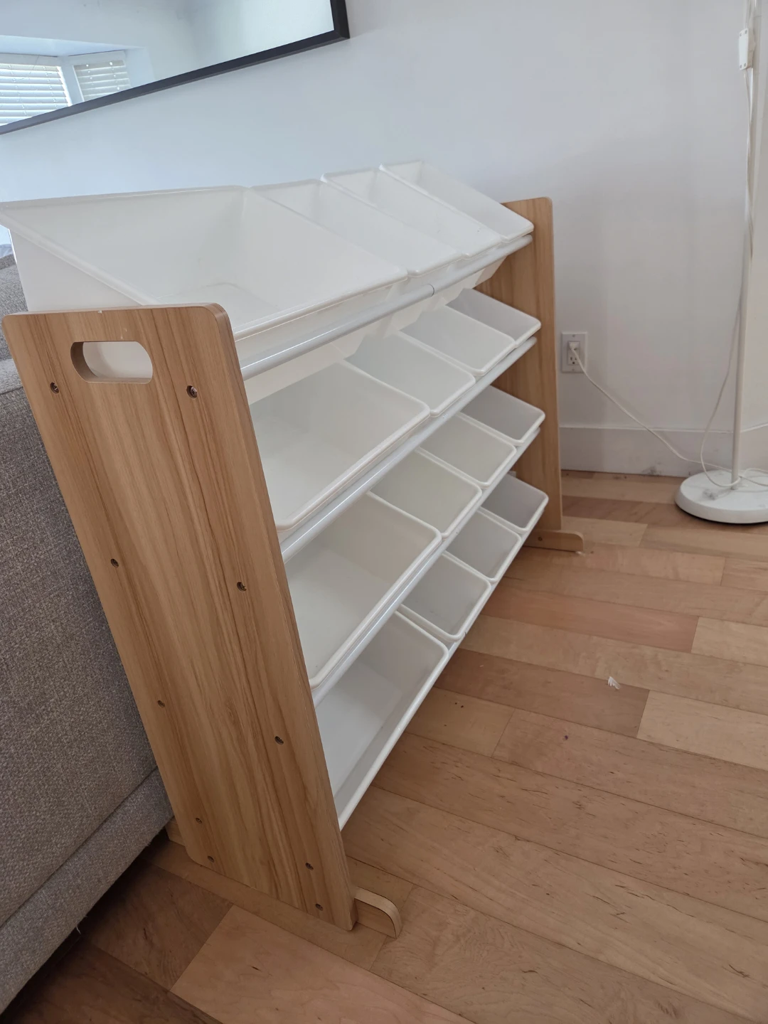 White Toy Organizer Shelf - photo 2