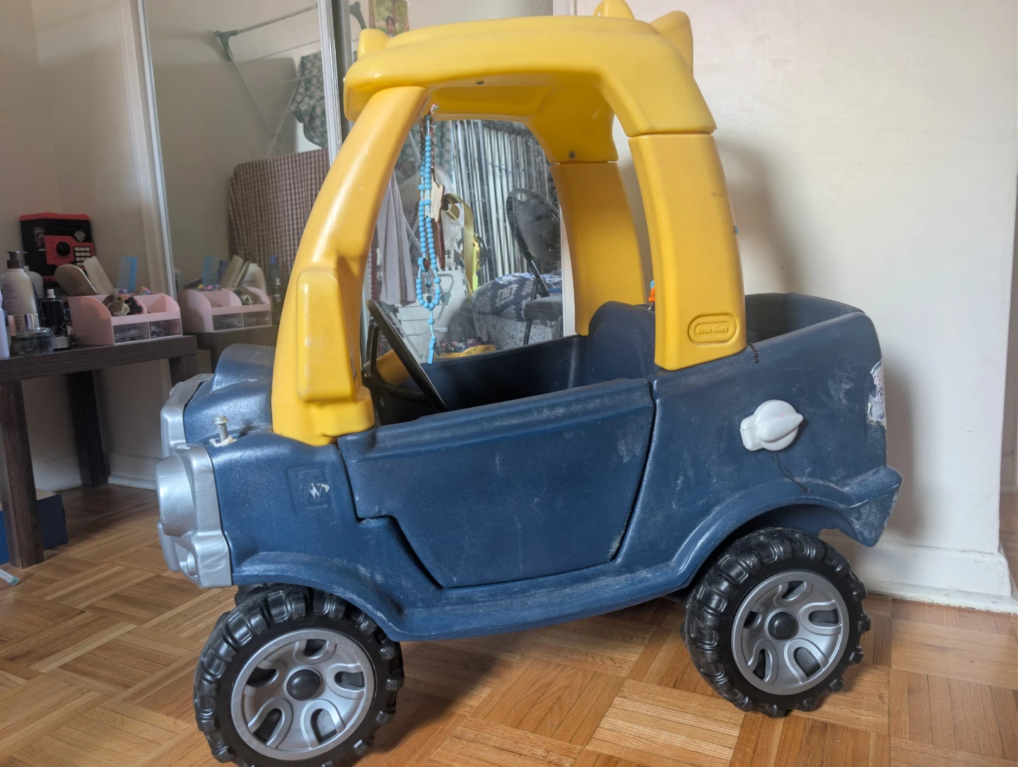 Little Tikes Cozy Coupe Ride-On Toy - Blue/Yellow
