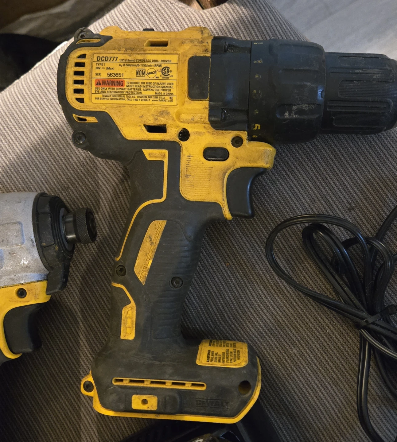 Dewalt 20V Max Drill and Impact Driver with Charger - photo 3