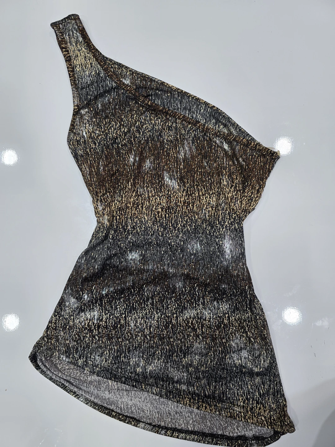 Vintage style One shoulder party top Summer Going Out Style (M)