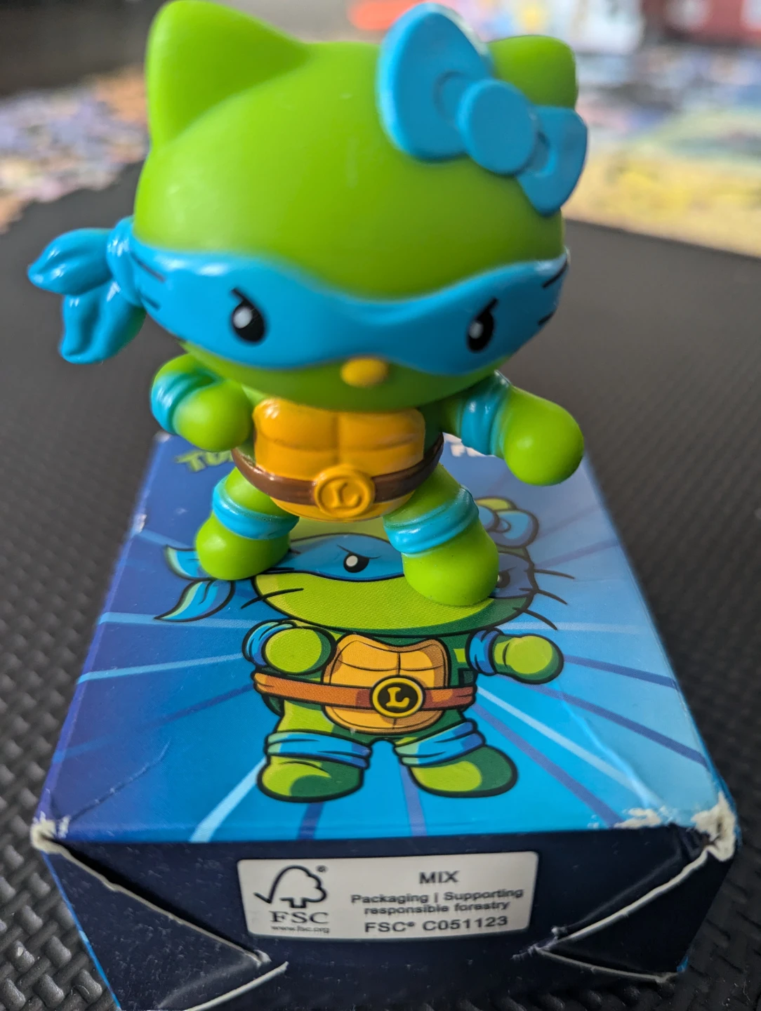 ⚽ Hello Kitty TMNT Leonardo Figure - McDonald's collectible