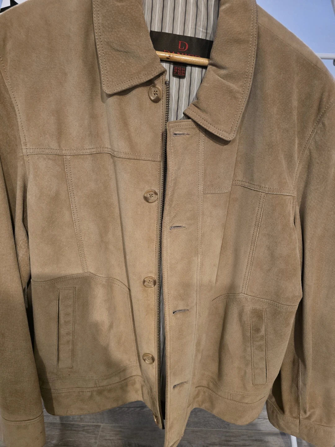 Tan Suede Jacket - L/G